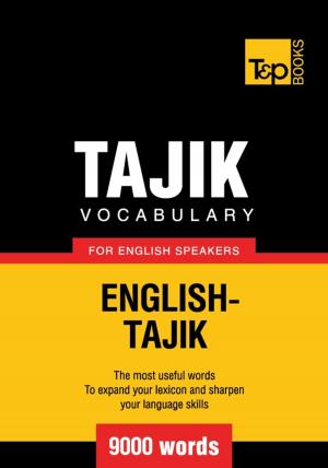 bigCover of the book Tajik vocabulary for English speakers - 9000 words by 