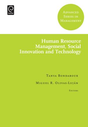 Cover of the book Human Resource Management, Social Innovation and Technology by Antonin Kazda, Robert E. Caves