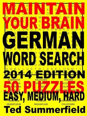 Cover of Maintain Your Brain German Word Search, 2014 Edition