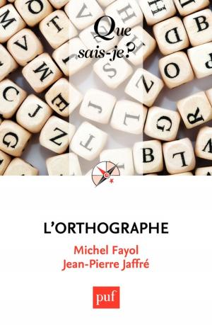 Cover of the book L'orthographe by André Comte-Sponville