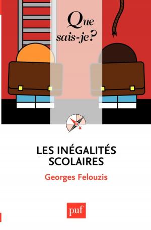 Cover of the book Les inégalités scolaires by Jean Grondin