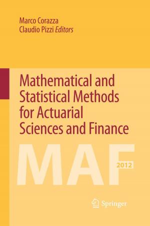 Cover of the book Mathematical and Statistical Methods for Actuarial Sciences and Finance by Paul Beccue