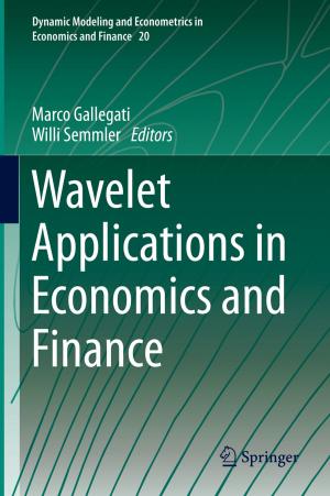 Cover of the book Wavelet Applications in Economics and Finance by Margarita Gómez-Reino