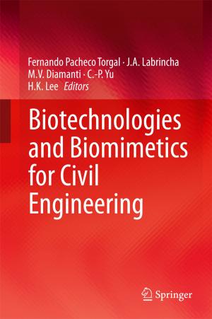 Cover of the book Biotechnologies and Biomimetics for Civil Engineering by Óscar García Agustín, Martin Bak Jørgensen