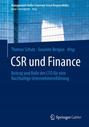 Cover of the book CSR und Finance by Stefanie Federle, Stefanie Hergesell, Sebastian Schubert