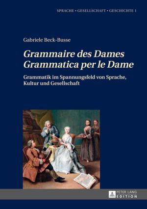 Cover of the book «Grammaire des Dames»-«Grammatica per le Dame» by Louise Carlier