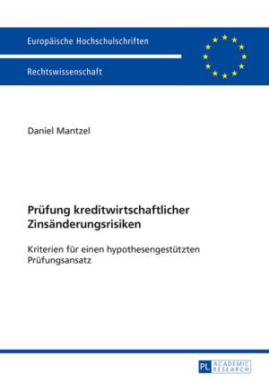 Cover of the book Pruefung kreditwirtschaftlicher Zinsaenderungsrisiken by Jean Vercherand