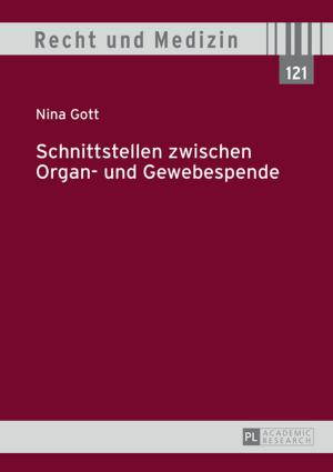 Cover of the book Schnittstellen zwischen Organ- und Gewebespende by 