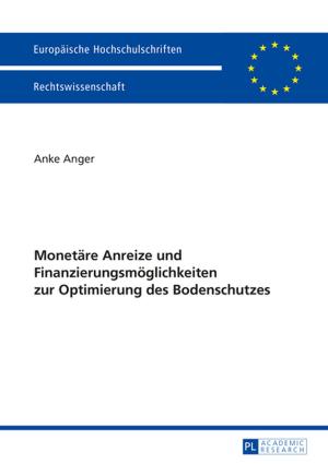 Cover of the book Monetaere Anreize und Finanzierungsmoeglichkeiten zur Optimierung des Bodenschutzes by Markus Schneider