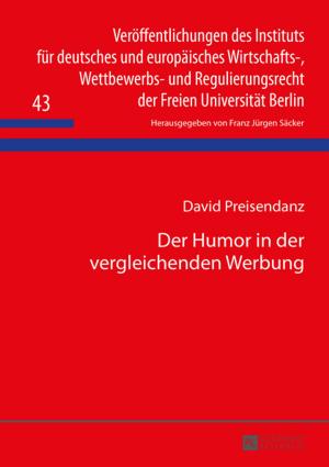 Cover of the book Der Humor in der vergleichenden Werbung by Dieter Geiß