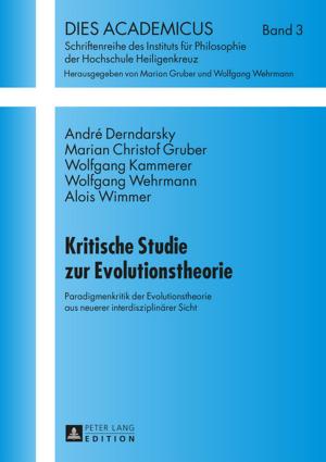 Book cover of Kritische Studie zur Evolutionstheorie