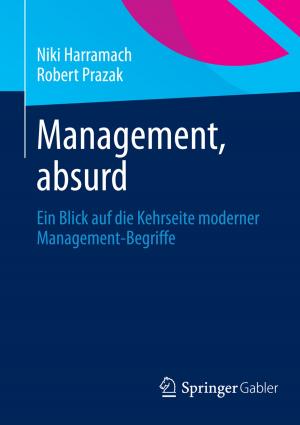 Cover of the book Management, absurd by Xiaojuan Ma, Florian Becker
