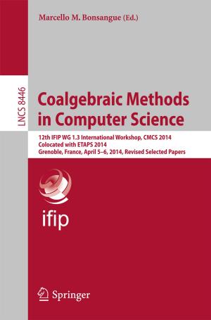 Cover of the book Coalgebraic Methods in Computer Science by Robert Prince