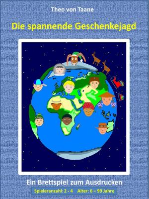 Cover of Die spannende Geschenkejagd - 4 Spieler Vollversion - Kreativ & Spaß: Ein lustiges Brettspiel für die ganze Familie.