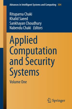 Cover of the book Applied Computation and Security Systems by Pankaj Gupta, Sushma Sharma, Vijay Kumar Sharma