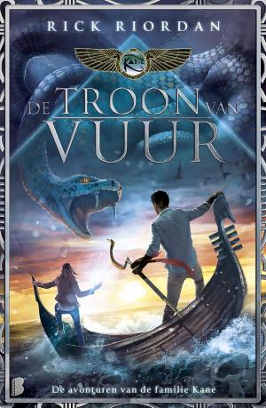 Cover of the book De troon van vuur by Marianne Busser, Ron Schröder