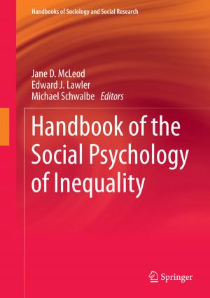 Cover of the book Handbook of the Social Psychology of Inequality by Baxter E. Vieux