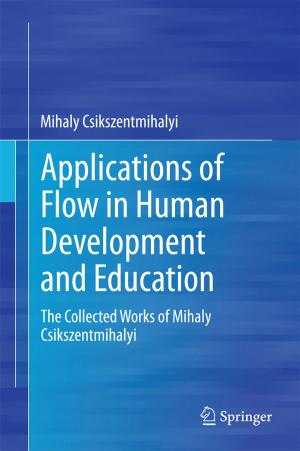 Book cover of Applications of Flow in Human Development and Education