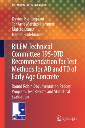 Cover of the book RILEM Technical Committee 195-DTD Recommendation for Test Methods for AD and TD of Early Age Concrete by 