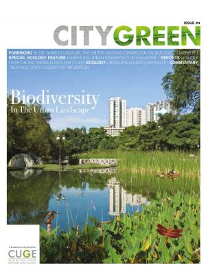 Book cover of Biodiversity in the Urban Landscape, Citygreen Issue 4