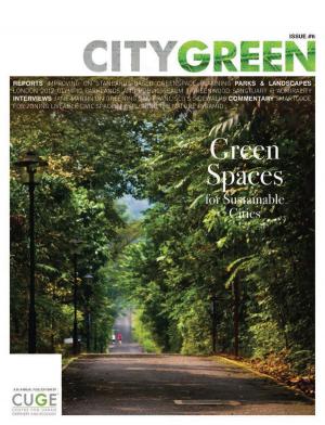 Book cover of Green Spaces for Sustainable Cities, Citygreen Issue 6