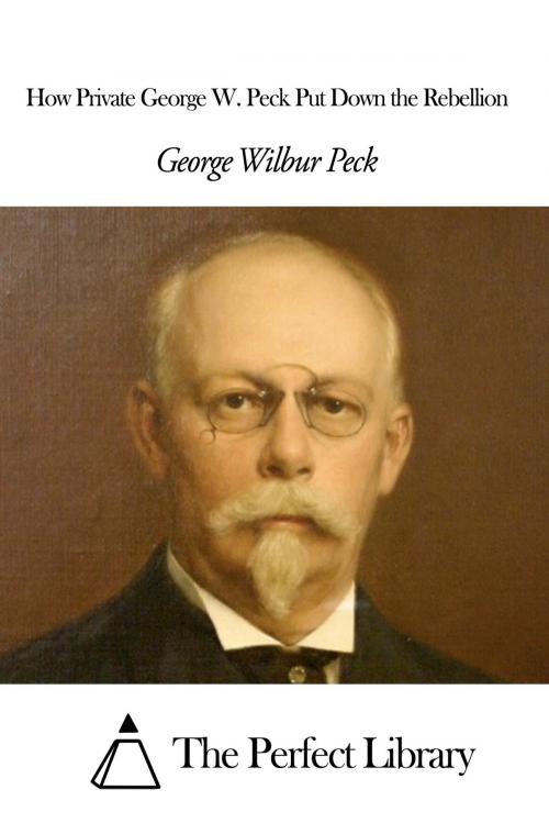 Cover of the book How Private George W. Peck Put Down the Rebellion by George Wilbur Peck, The Perfect Library