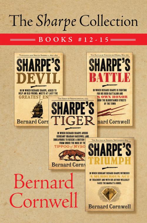 Cover of the book The Sharpe Collection: Books #12-15 by Bernard Cornwell, HarperCollins e-books