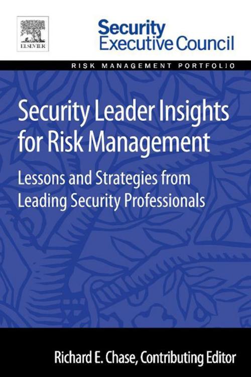 Cover of the book Security Leader Insights for Risk Management by , Elsevier Science