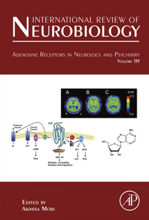 Cover of the book Adenosine Receptors in Neurology and Psychiatry by Akihisa Mori, Elsevier Science