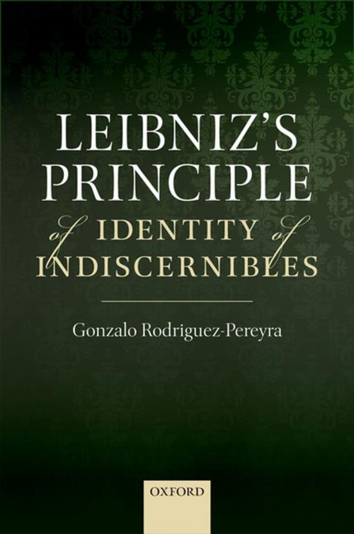 Cover of the book Leibniz's Principle of Identity of Indiscernibles by Gonzalo Rodriguez-Pereyra, OUP Oxford
