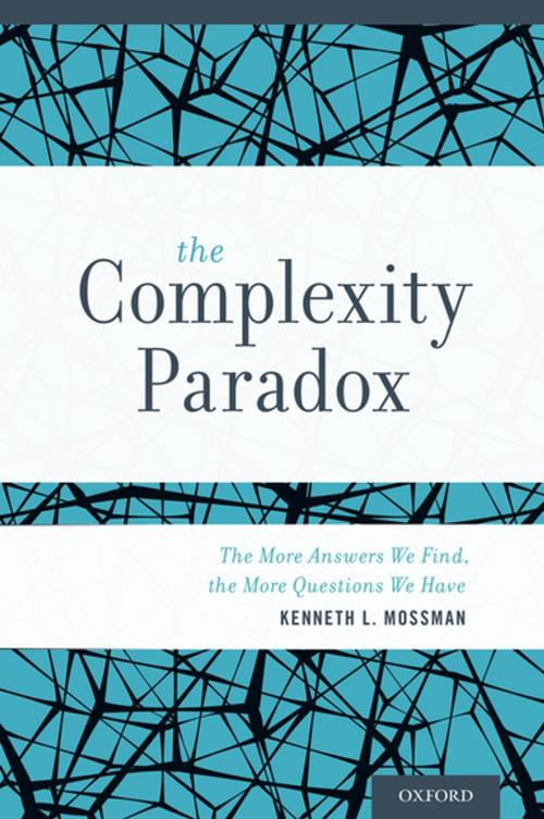 Cover of the book The Complexity Paradox by Kenneth Mossman, Oxford University Press