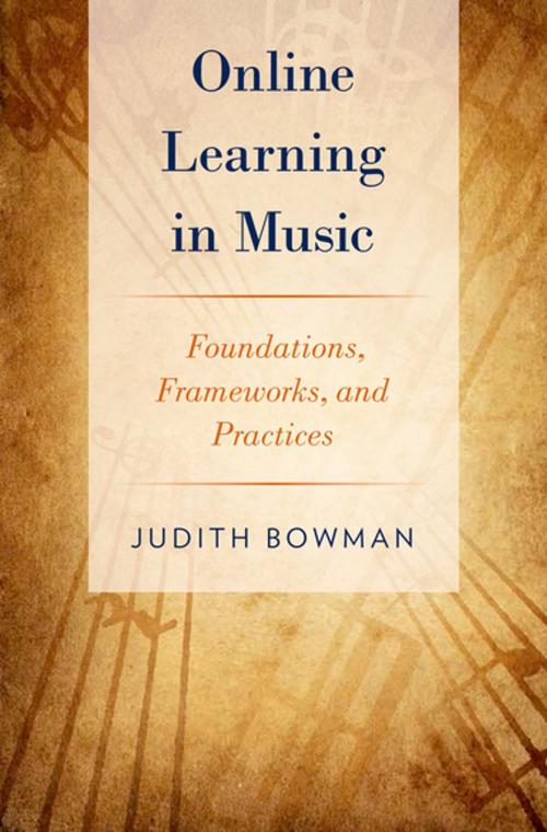 Cover of the book Online Learning in Music by Judith Bowman, Oxford University Press