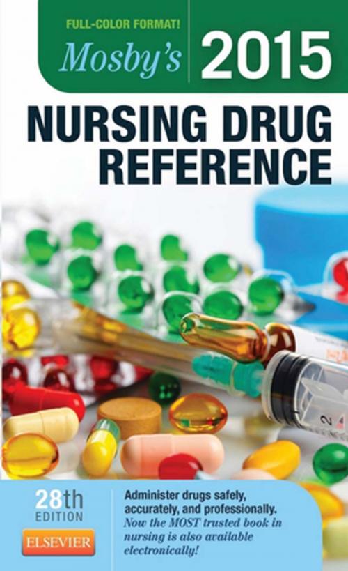 Cover of the book Mosby's 2015 Nursing Drug Reference - E-Book by Linda Skidmore-Roth, RN, MSN, NP, Elsevier Health Sciences