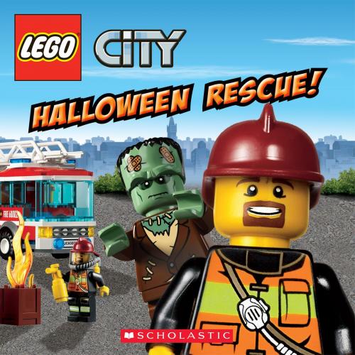 Cover of the book LEGO City: Halloween Rescue by Trey King, Scholastic Inc.
