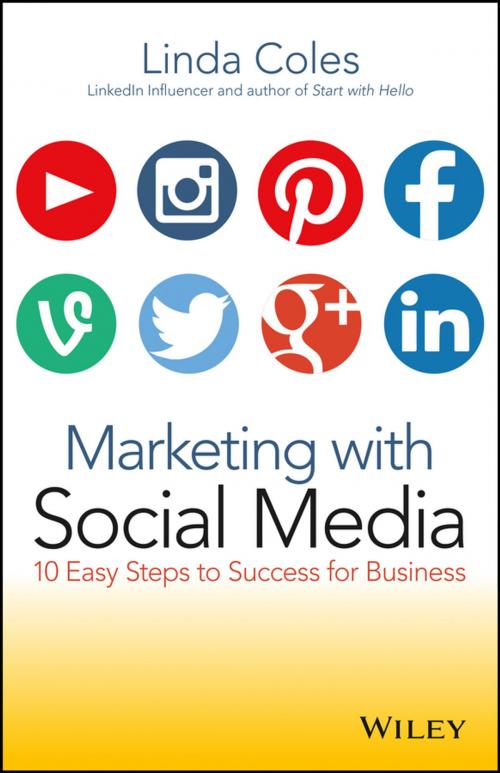 Cover of the book Marketing with Social Media by Linda Coles, Wiley