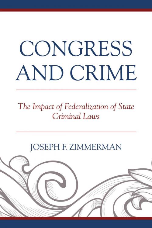 Cover of the book Congress and Crime by Joseph F. Zimmerman, Lexington Books