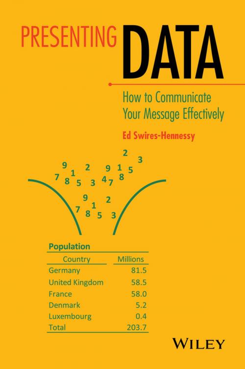 Cover of the book Presenting Data: How to Communicate Your Message Effectively by Ed Swires-Hennessy, Wiley