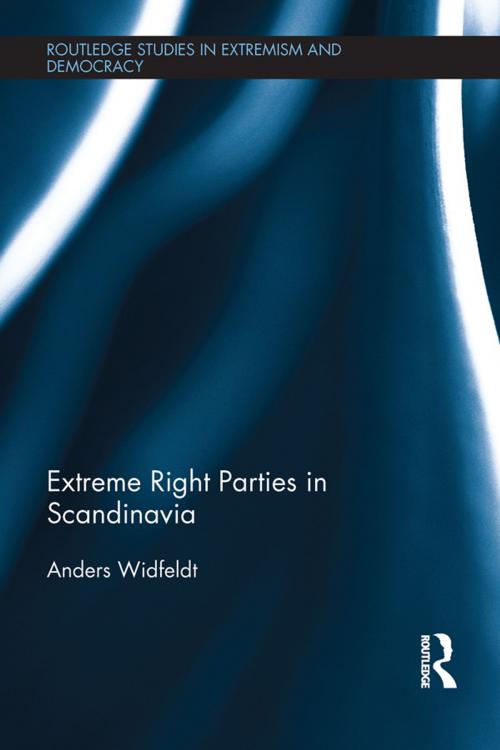 Cover of the book Extreme Right Parties in Scandinavia by Anders Widfeldt, Taylor and Francis