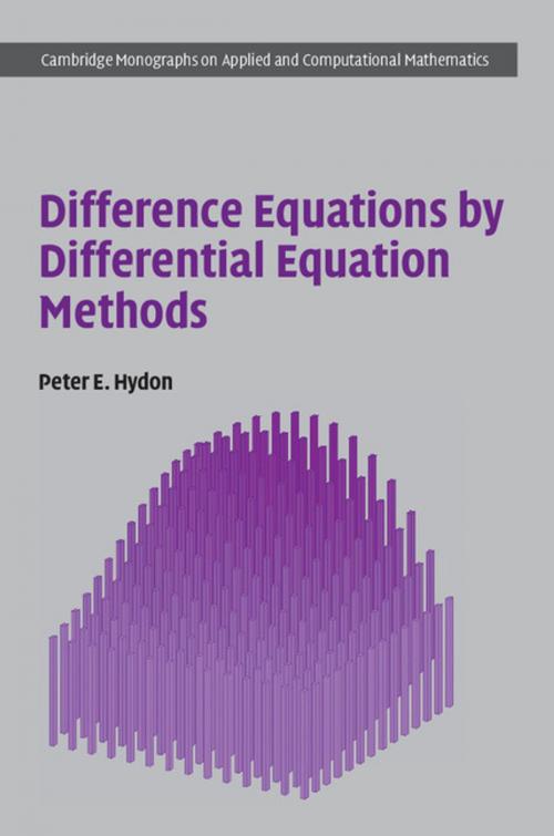 Cover of the book Difference Equations by Differential Equation Methods by Peter E. Hydon, Cambridge University Press