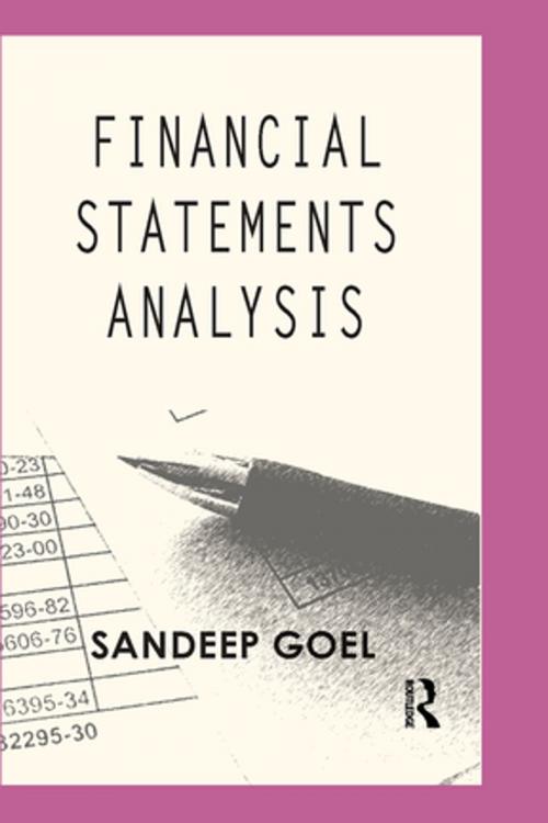 Cover of the book Financial Statements Analysis by Sandeep Goel, Taylor and Francis