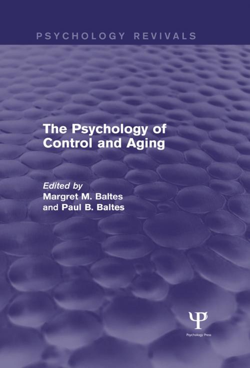 Cover of the book The Psychology of Control and Aging (Psychology Revivals) by , Taylor and Francis