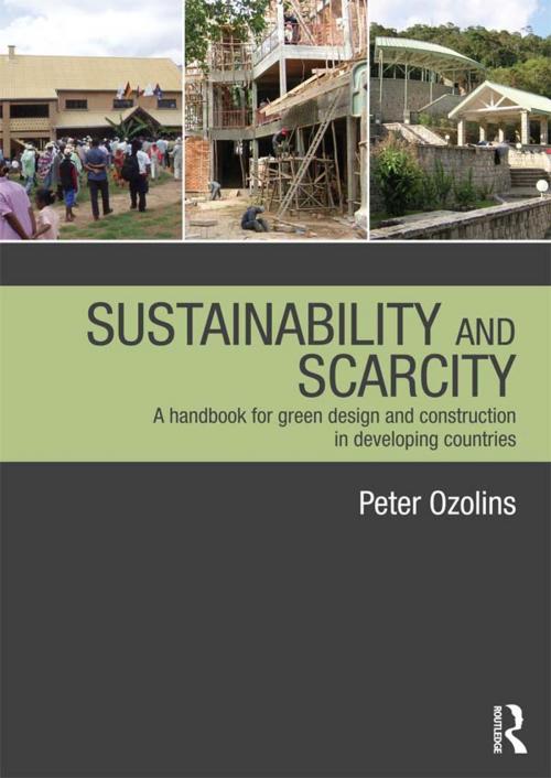 Cover of the book Sustainability & Scarcity by Peter Ozolins, Taylor and Francis