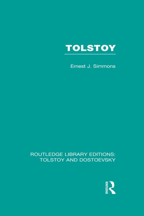 Cover of the book Tolstoy by Ernest Joseph Simmons, Taylor and Francis
