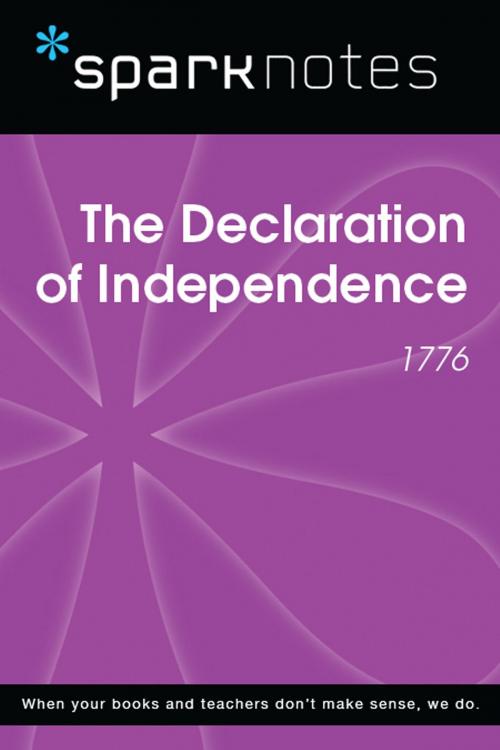Cover of the book The Declaration of Independence (1776) (SparkNotes History Note) by SparkNotes, Spark