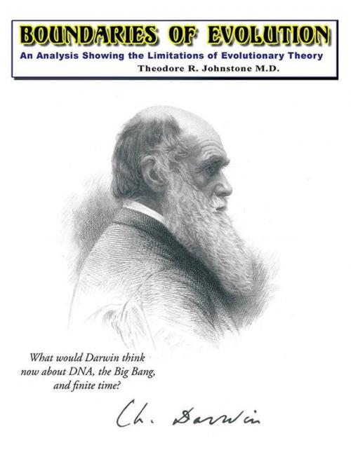 Cover of the book Boundaries of Evolution by Theodore R. Johnstone M.D., Trafford Publishing