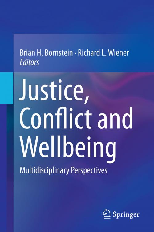 Cover of the book Justice, Conflict and Wellbeing by , Springer New York