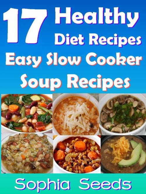 Cover of the book 17 Healthy Diet Recipes - Easy Slow Cooker Soup Recipes by Sophia Seeds, RR Publishing LLC