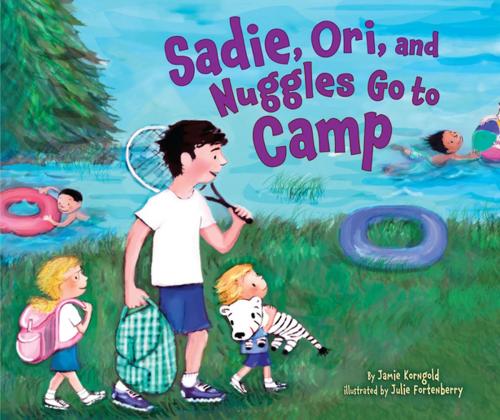 Cover of the book Sadie, Ori, and Nuggles Go to Camp by Jamie Korngold, Lerner Publishing Group