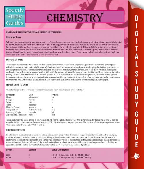 Cover of the book Chemistry (Speedy Study Guides) by Speedy Publishing, Speedy Publishing LLC