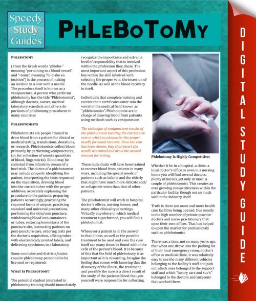 Cover of the book Phlebotomy by Speedy Publishing, Speedy Publishing LLC